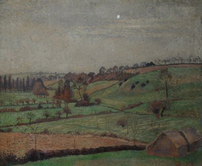 The Valley, Duton Hill, Elsenham, Essex by Lucien Pissarro